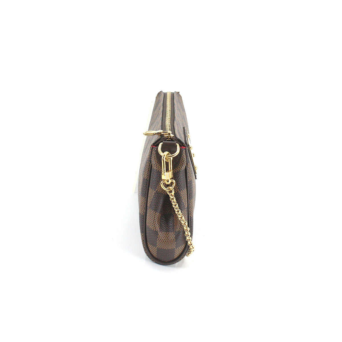Louis Vuitton Damier Eva 2-way Hand Shoulder Bag Ebene Brown
