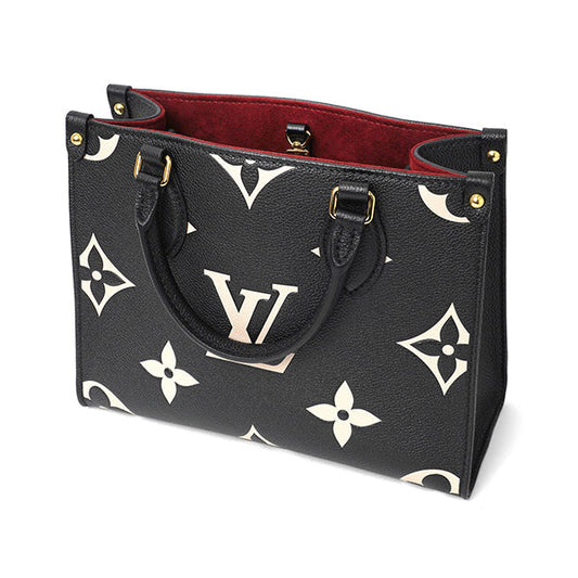 Louis Vuitton OnTheGo PM Monogram Emplant Mini Black Noir