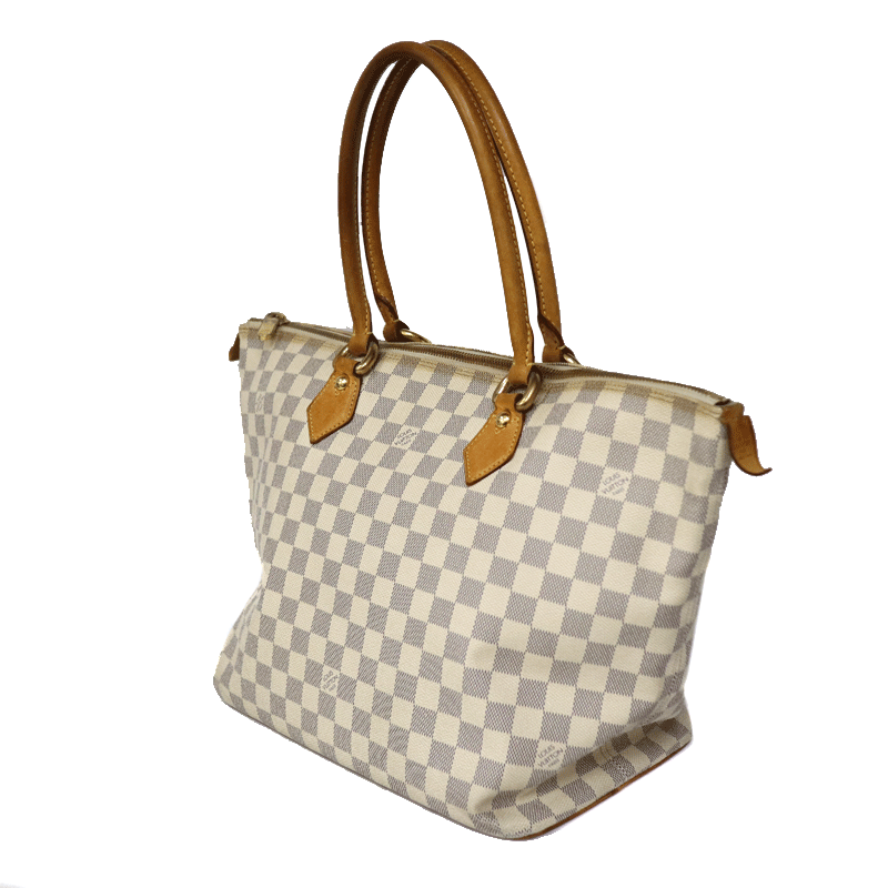 Louis Vuitton Saleya MM Handbag Damier Azur