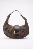 Fendi Zucca Canvas Croissant Bag