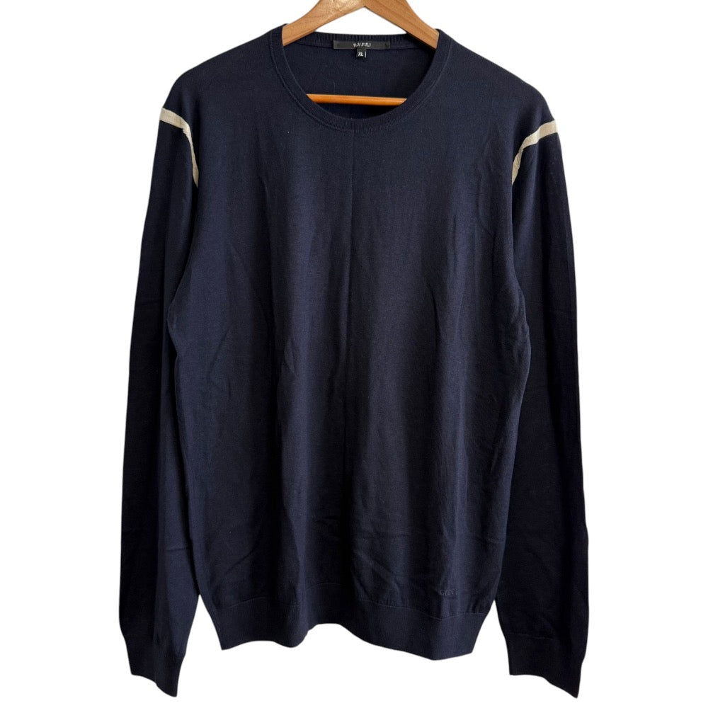Gucci Embroidered High Gauge Knit Sweater