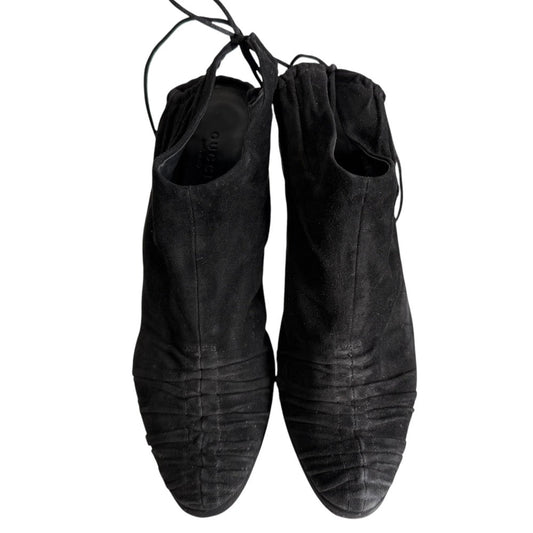 Gucci Suede High Heel Booties