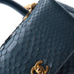 Coco Top Handle Bag Python Mini