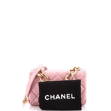 Color Match Flap Bag Quilted Lambskin Small