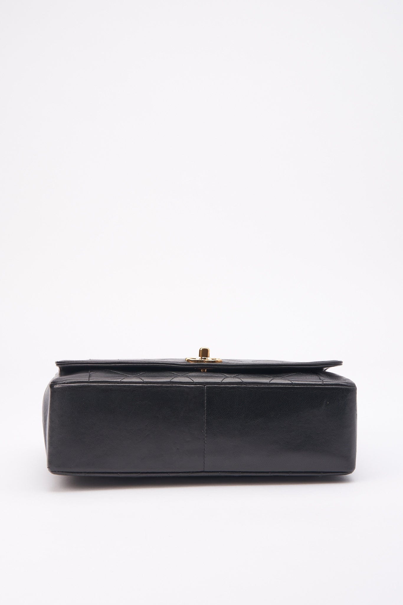 Chanel Diana Black Single Flap with 24k gold plated hardware