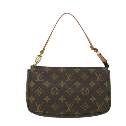 Louis Vuitton Pochette Accessoire  Canvas Clutch Bag