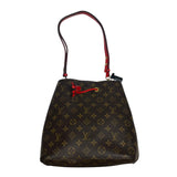 Handbag Luxury Designer By Louis Vuitton In Brown, Size:Medium