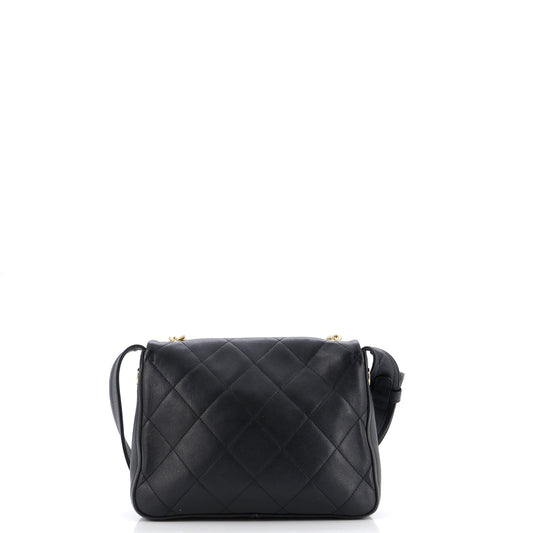 Chain Handle Flap Bag Quilted Calfskin
