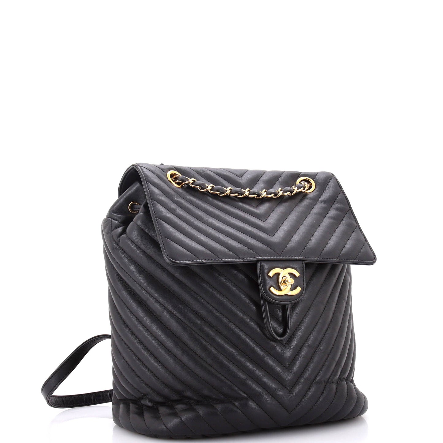 Urban Spirit Backpack Chevron Leather Large