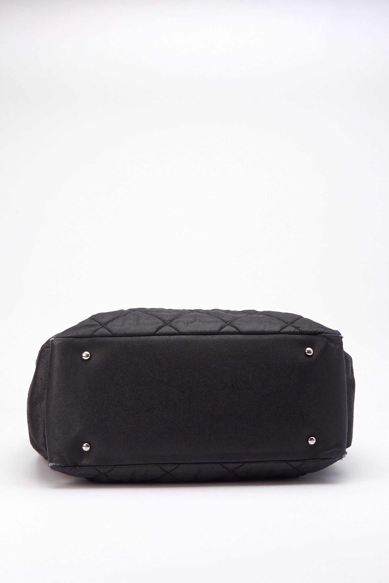 Chanel Paris Biarritz Black Nylon Tote Bag