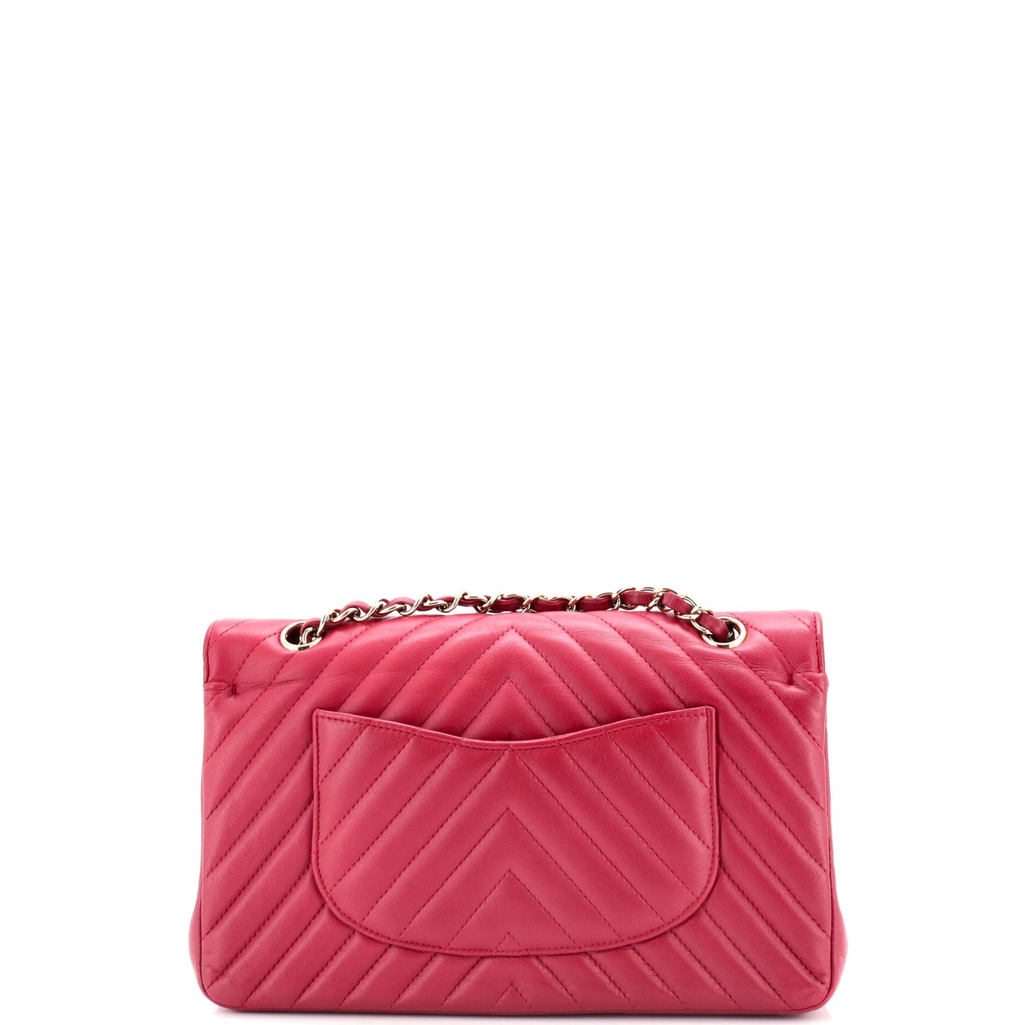 Classic Double Flap Bag Chevron Lambskin Medium