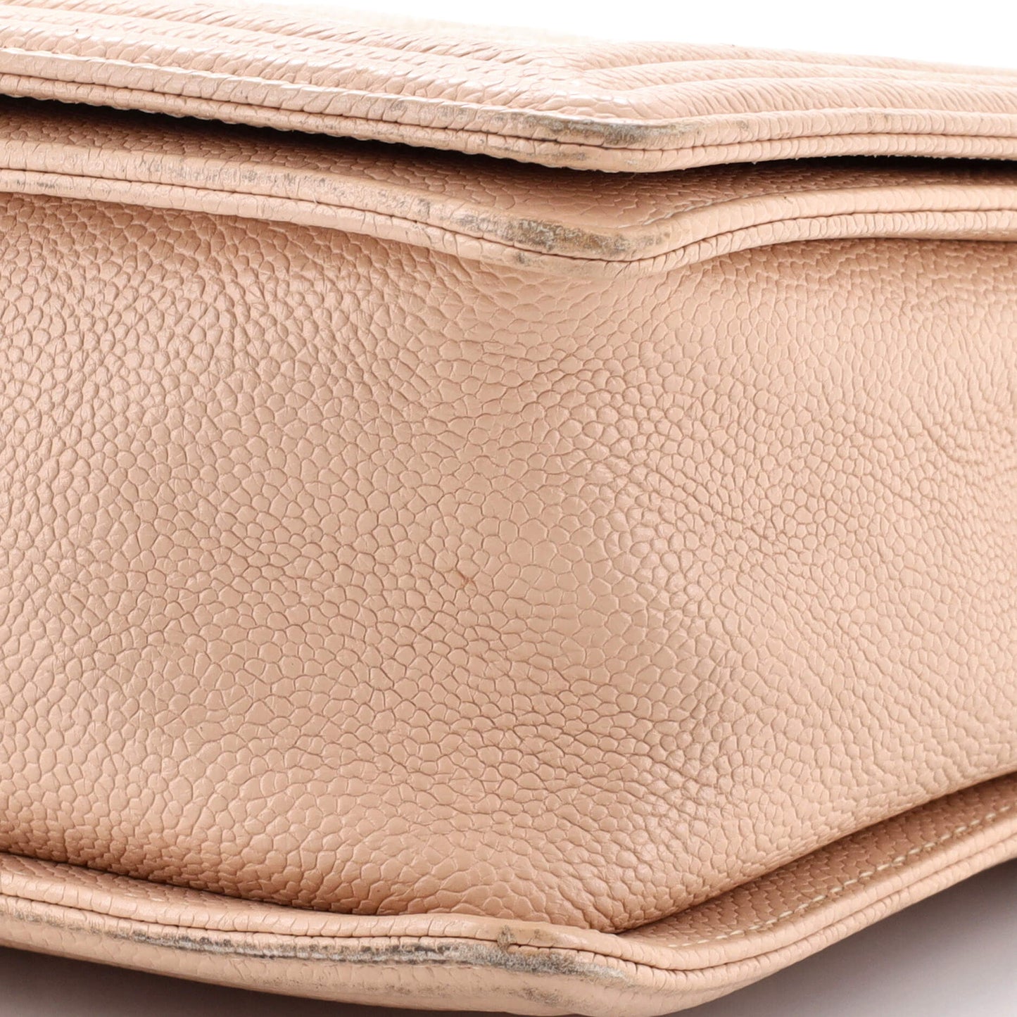 Boy Flap Bag Quilted Caviar Large