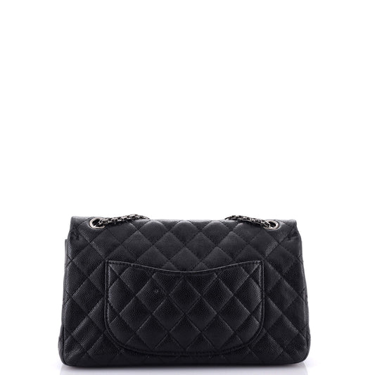 Reissue 2.55 Flap Bag Quilted Caviar 226