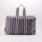 Chanel 2005 Logo Printed Striped Bag