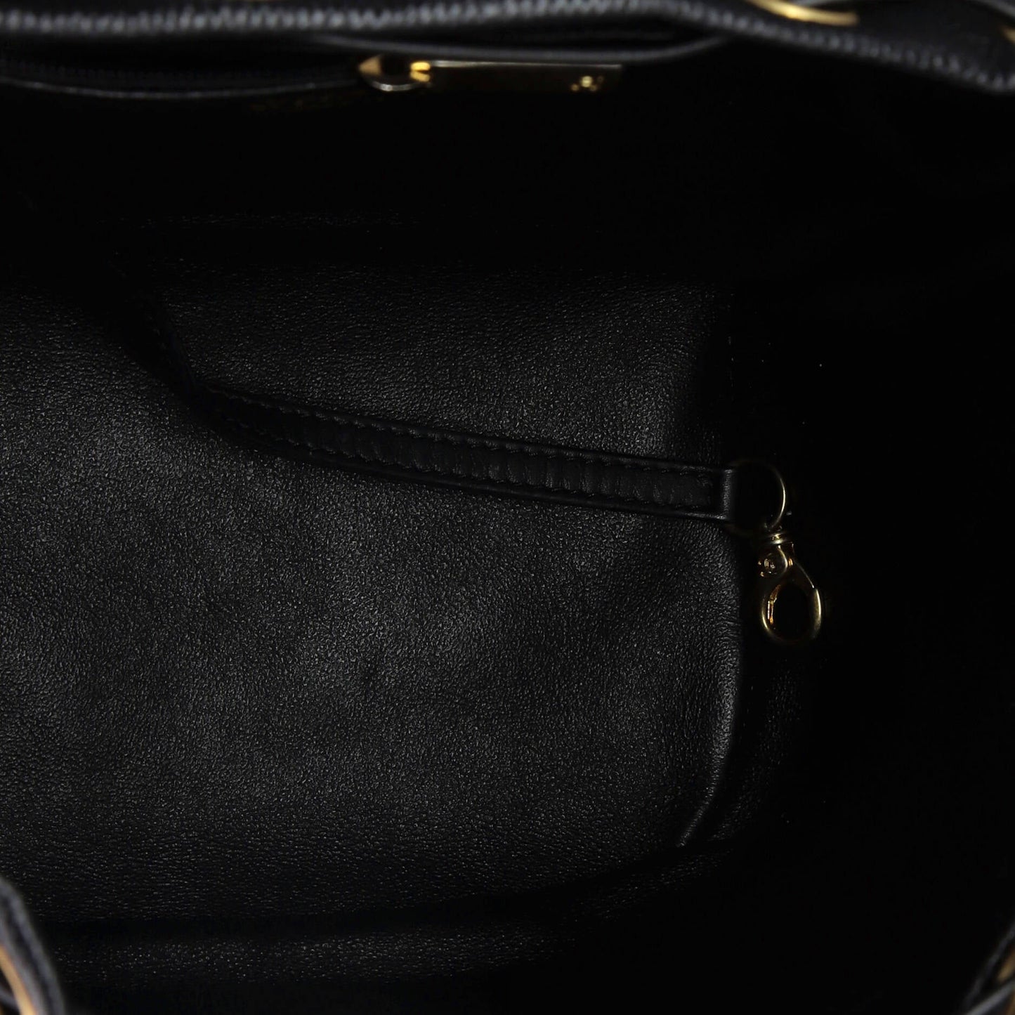Filigree Backpack Quilted Caviar Large