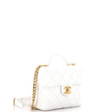Handy Box Vanity Case Quilted Caviar