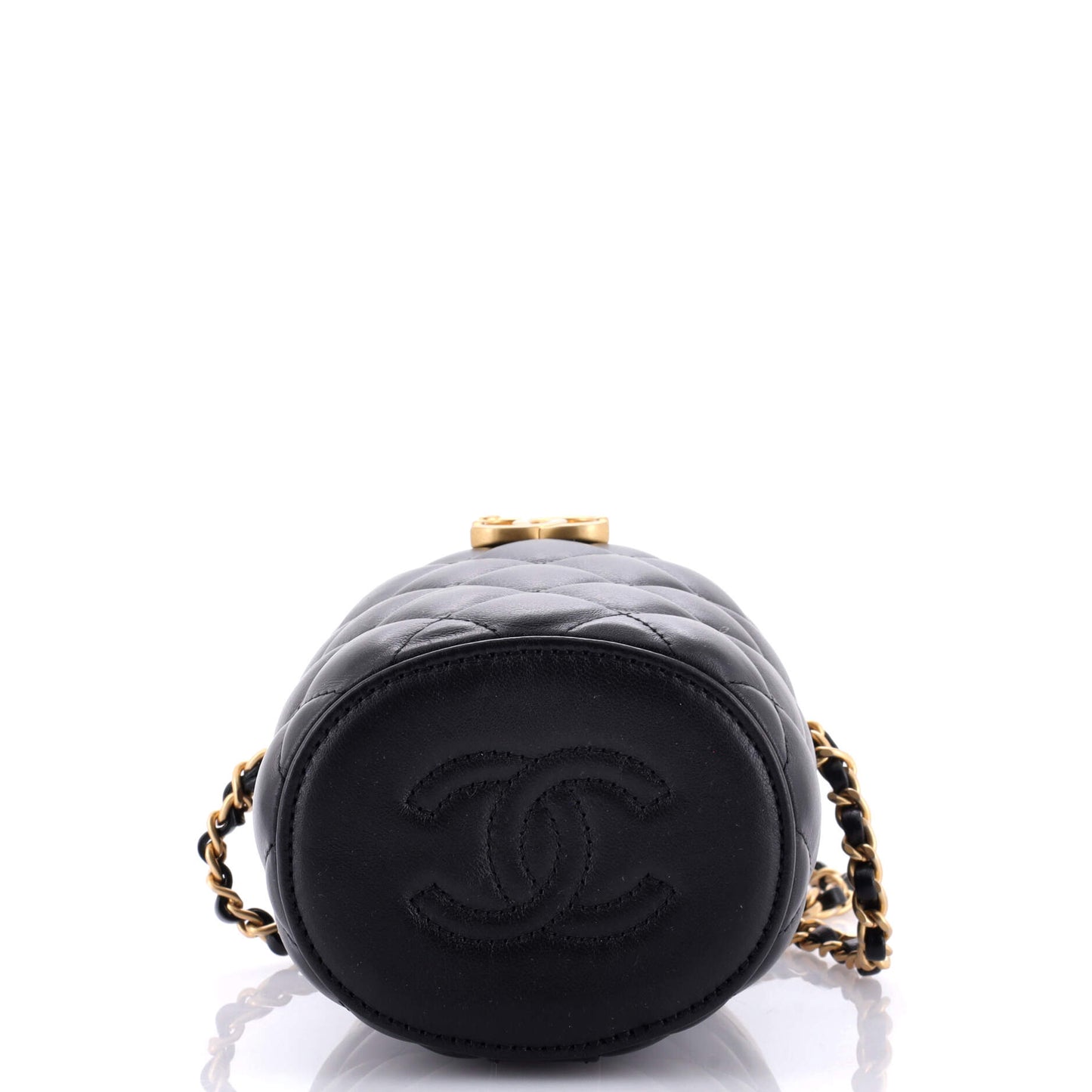 Crown Box Vanity Bag Quilted Lambskin Mini