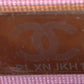 Double Chain CC Wallet on Chain Quilted Shiny Calfskin