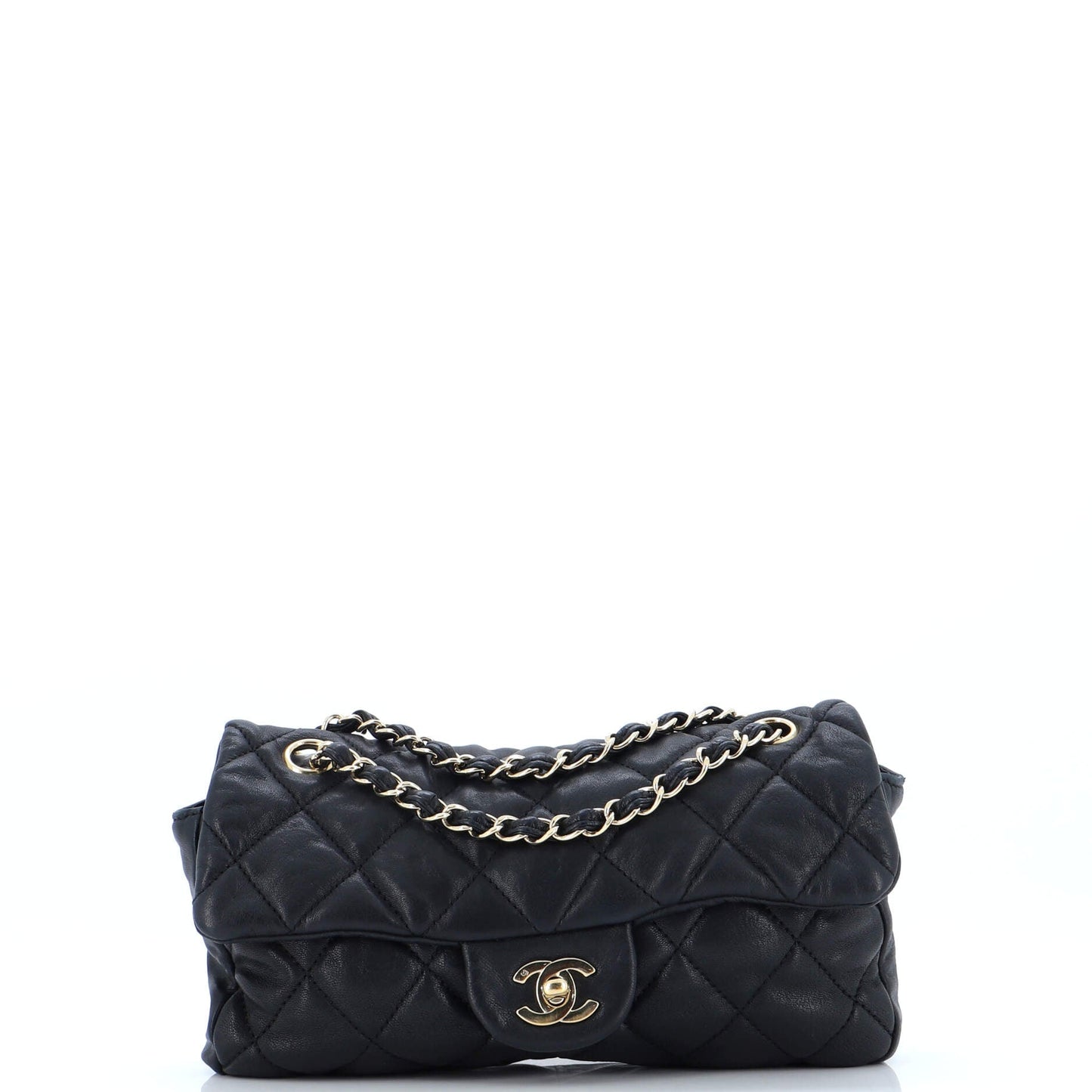 CHANEL   Classic Single Flap Bag Quilted Lambskin Small
