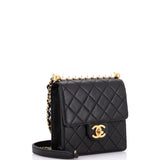 Chic Pearls Flap Bag Quilted Lambskin Mini