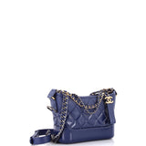 Gabrielle Hobo Quilted Goatskin and Patent Small