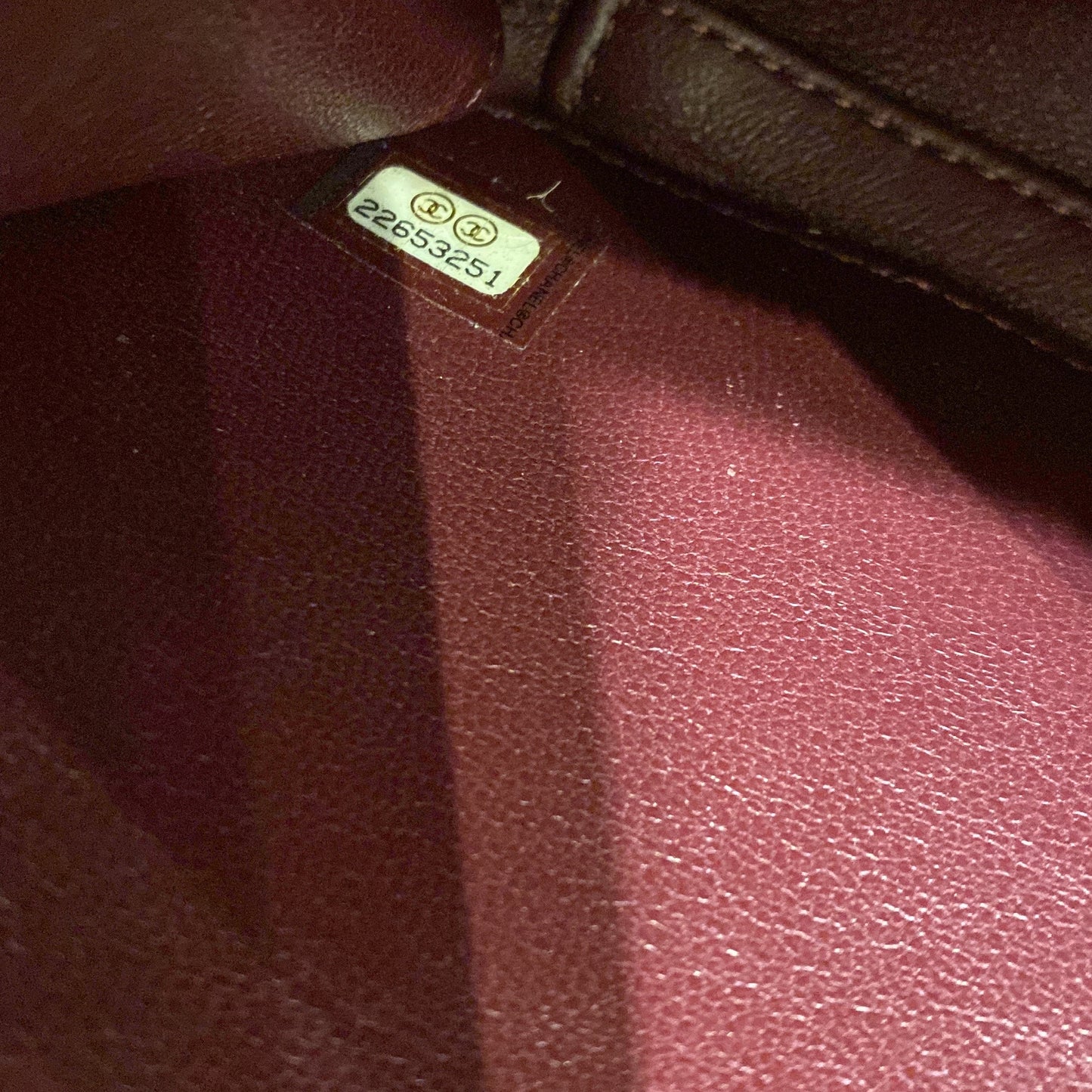 Filigree Vanity Case Quilted Metallic Caviar Medium