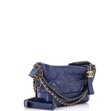 Gabrielle Hobo Quilted Goatskin and Patent Small