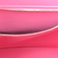 Balenciaga Shiny Calfskin Crocodile Embossed Small Hourglass Top Handle Bag Baby Pink
