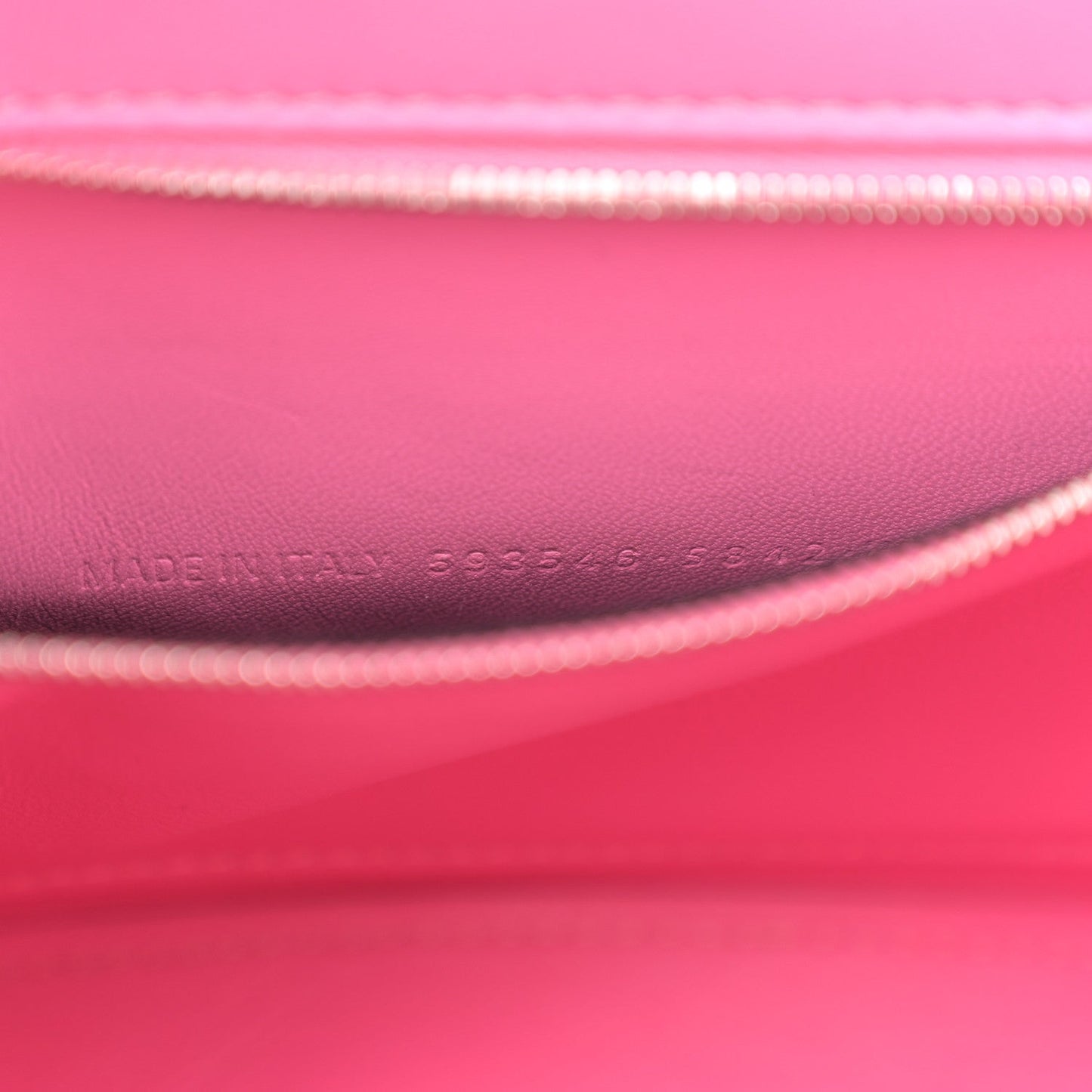 Balenciaga Shiny Calfskin Crocodile Embossed Small Hourglass Top Handle Bag Baby Pink