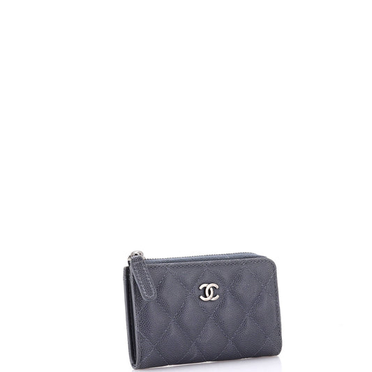 Key Pouch Quilted Caviar