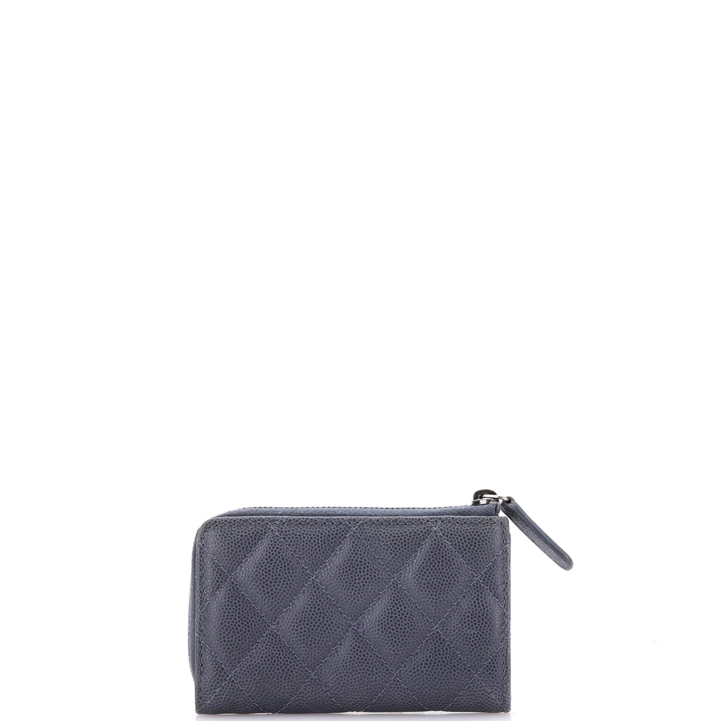 Key Pouch Quilted Caviar