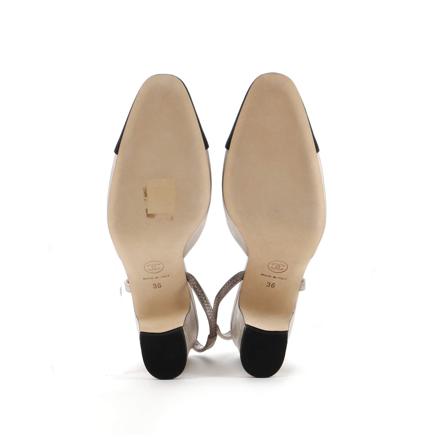 Women’s Cap Toe Slingback Pumps Leather