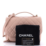 Business Affinity Flap Bag Quilted Caviar Large