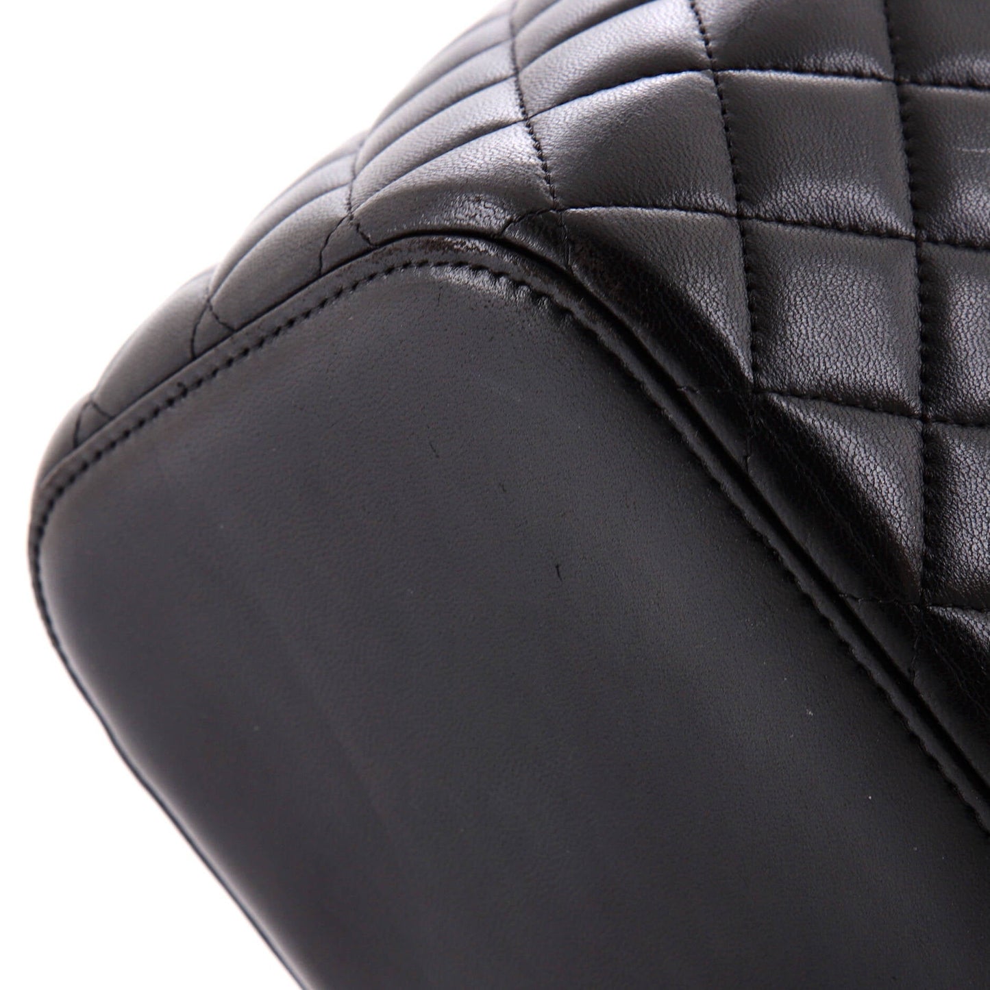 Cosmetic Case Quilted Lambskin Small