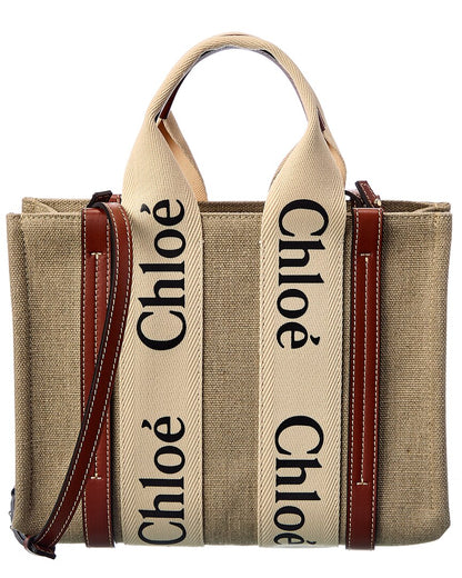 CHL - CC o? Woody Small Canvas & Leather Tote