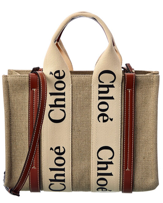 CHL - CC o? Woody Small Canvas & Leather Tote