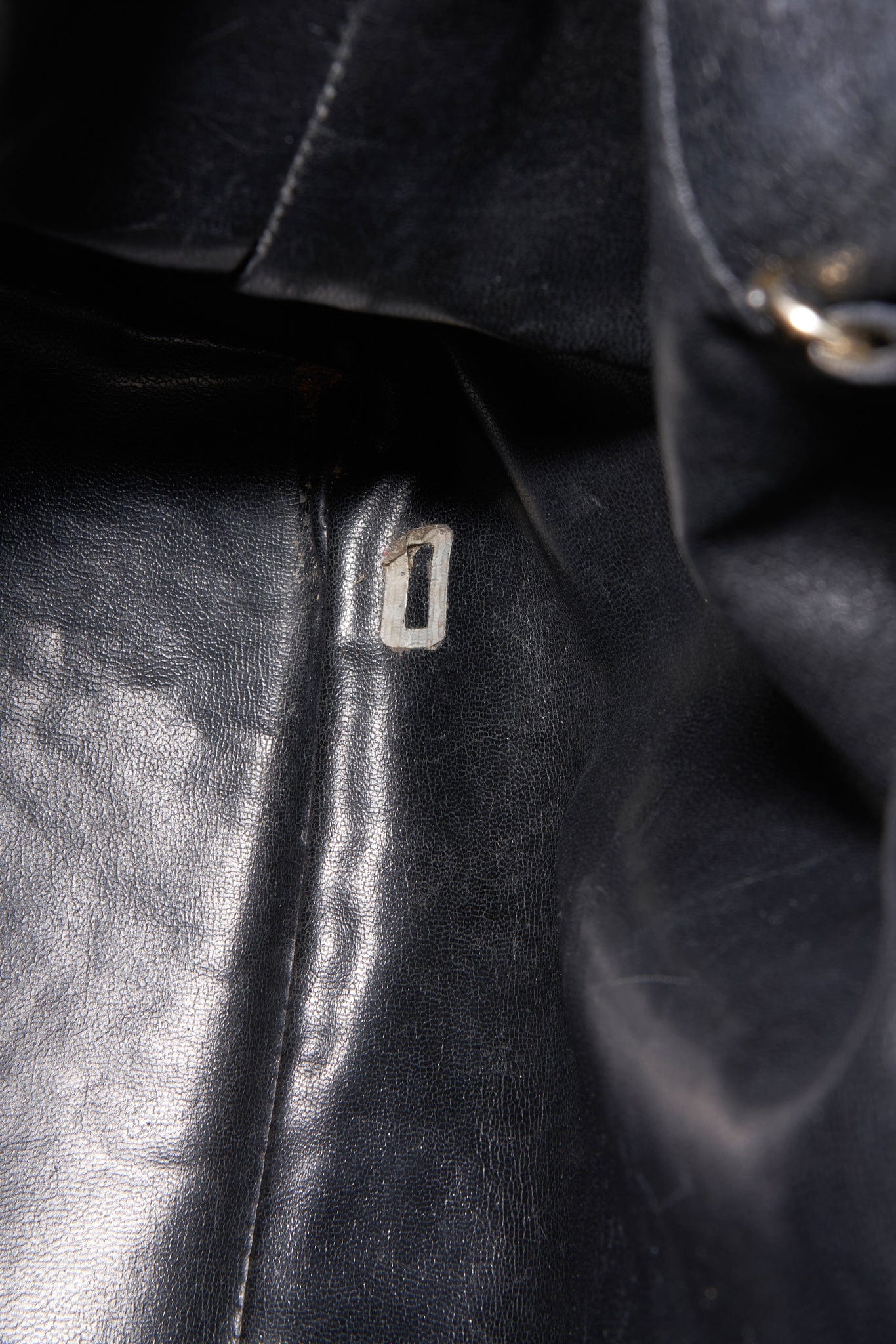 Chanel Black Caviar Leather Bucket Bag