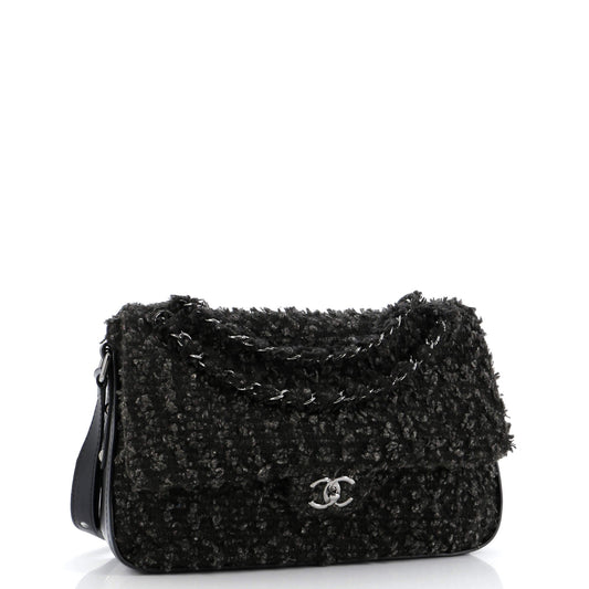 CC Lock Flap Messenger Bag Tweed Medium
