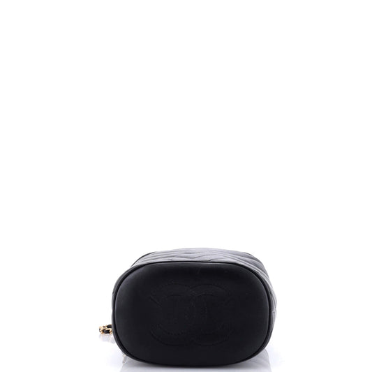 Handle with Chic Bucket Bag Chevron Lambskin