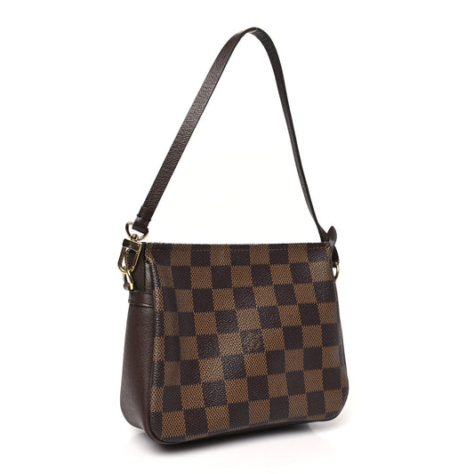 Louis Vuitton Damier Ebene Trousse Make Up Bag Pochette