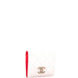 Textured CC Bifold Wallet Quilted Caviar Compact