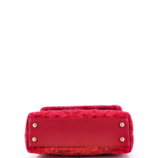 Coco Top Handle Bag Quilted Tweed Mini