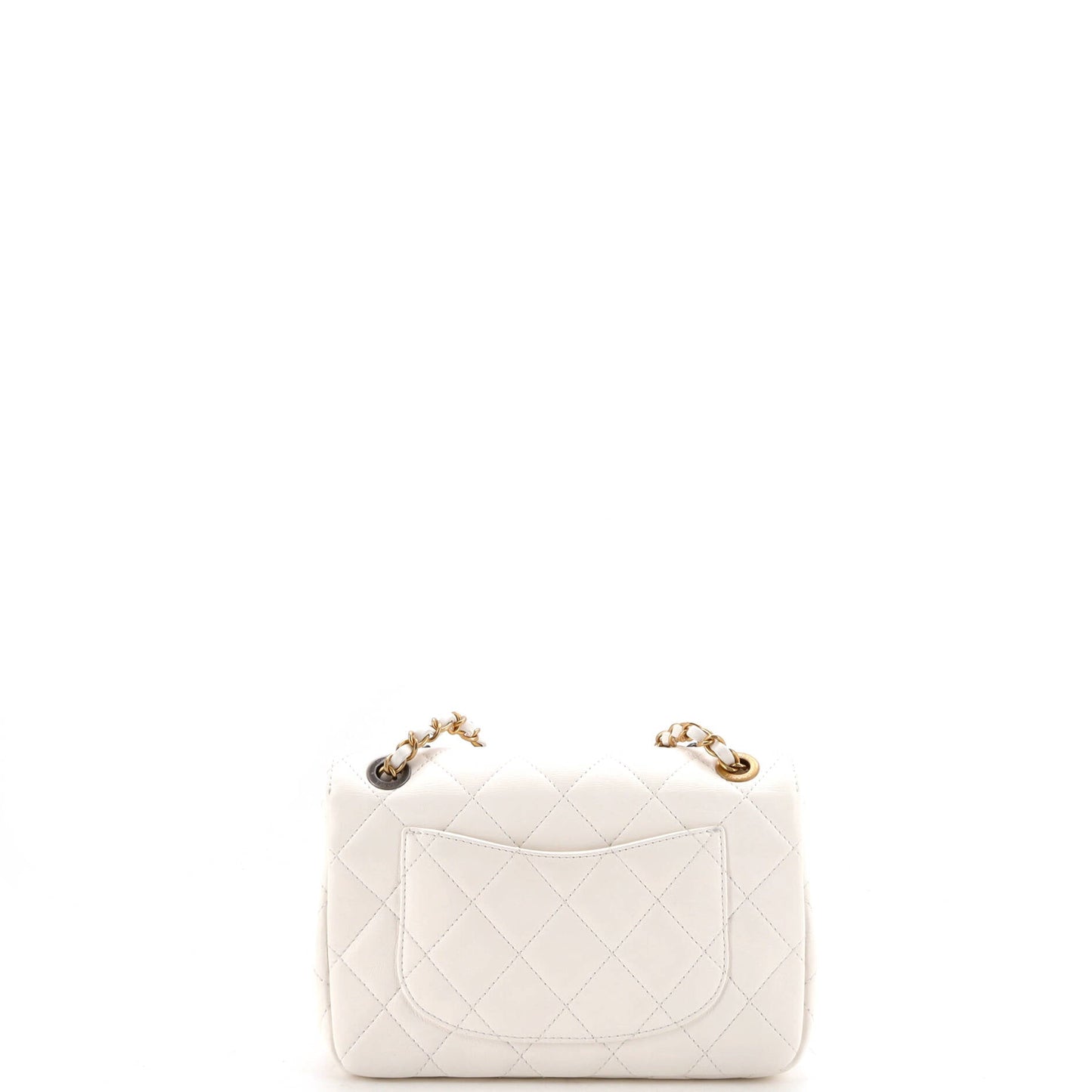 Coco Clips Flap Bag Embellished Quilted Lambskin Small