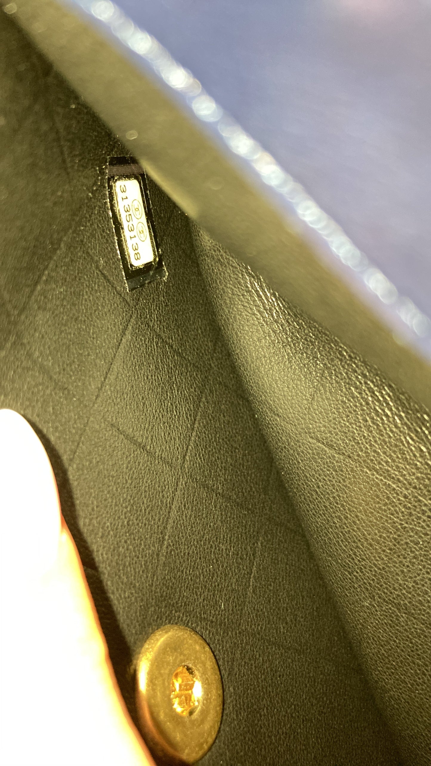 Moon Flap Messenger Bag Quilted Calfskin Mini