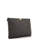 Boy O Case Clutch Quilted Caviar Large