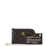 Key Pouch Quilted Caviar