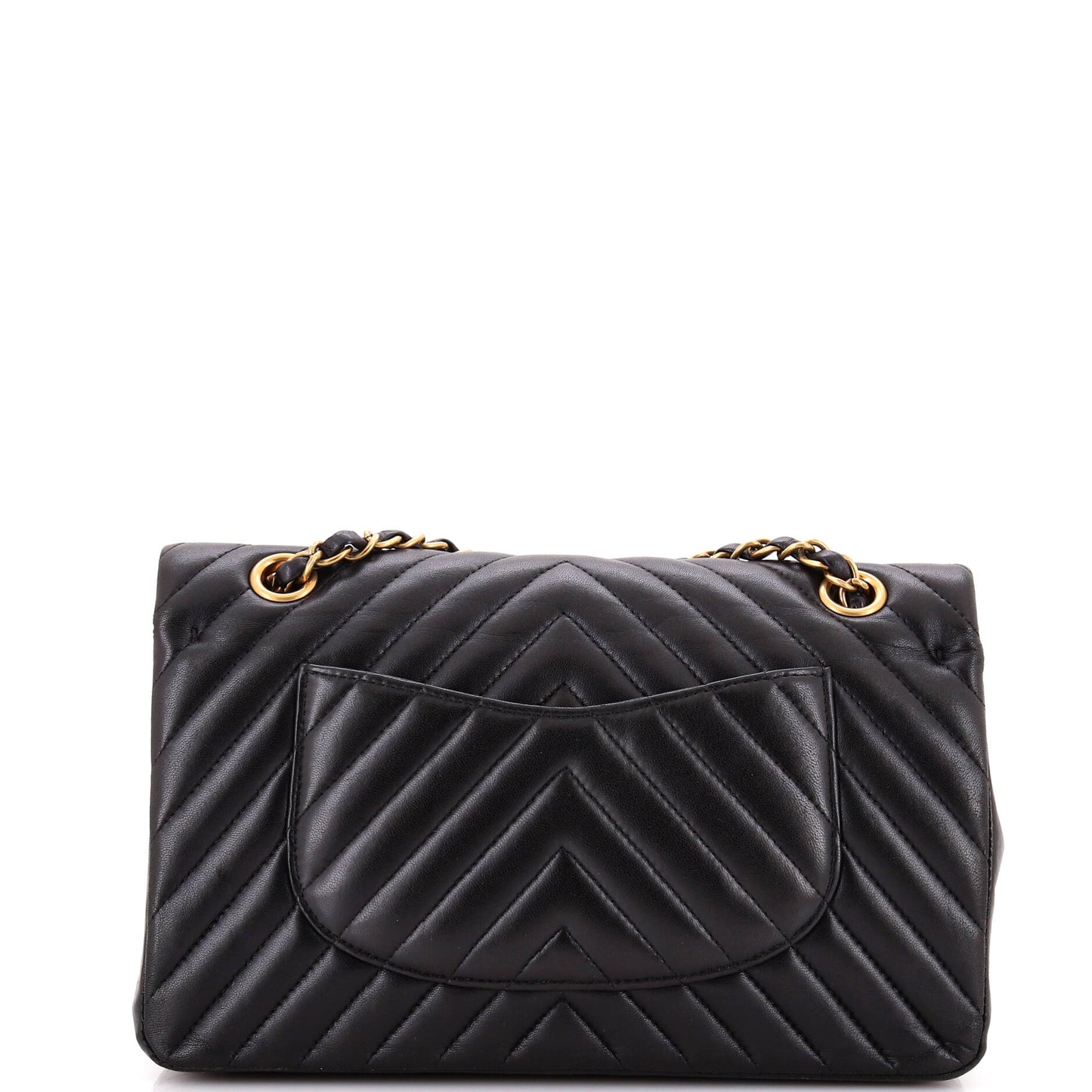 Classic Double Flap Bag Chevron Lambskin Medium