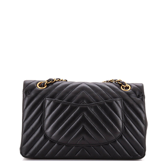 Classic Double Flap Bag Chevron Lambskin Medium
