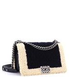 Boy Flap Bag Shearling Old Medium