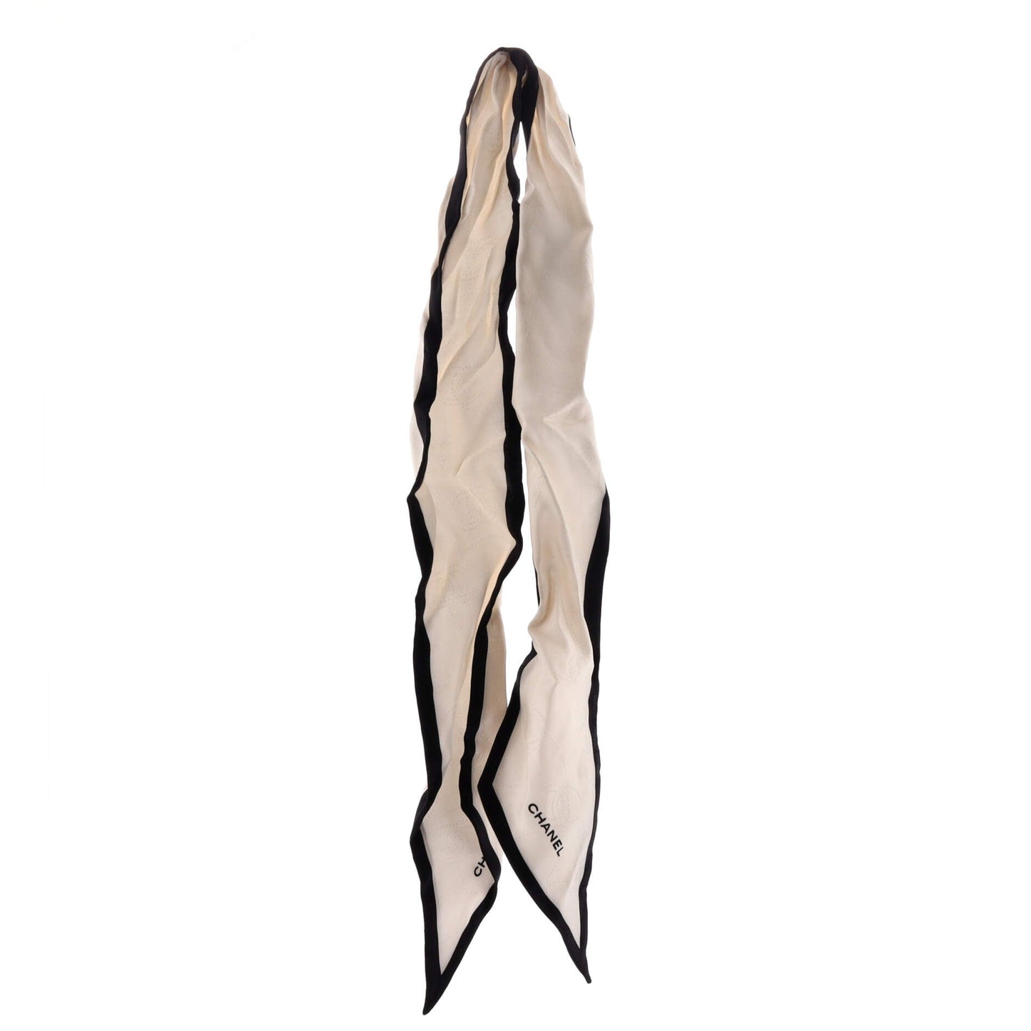 Bow Hair Tie Printed Silk